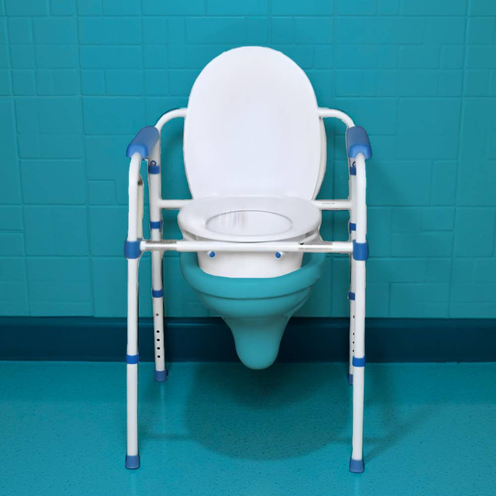 Chaise Hygiénique Blue Steel 3 en 1