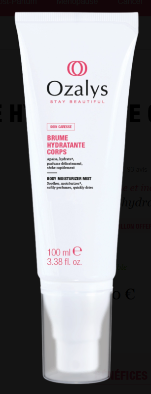 Ozalys Brume Hydratante Corps