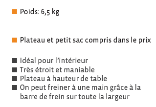 Déambulateur Let's Go Indoor 4 Roues