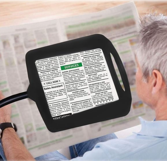 Maxi-Loupe Eclairante Sur Pied