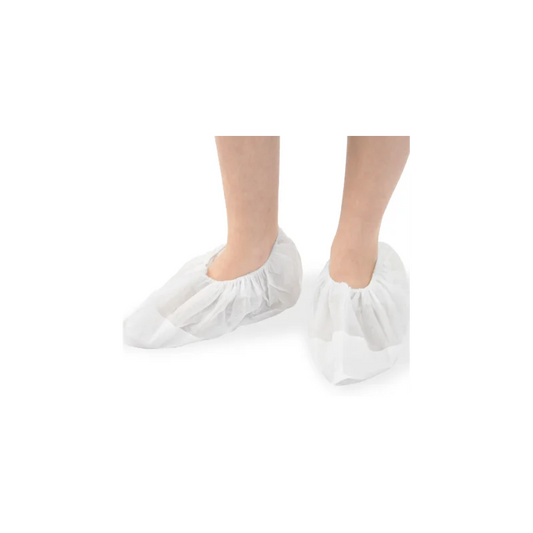 Surchaussures en Tissu Blanches