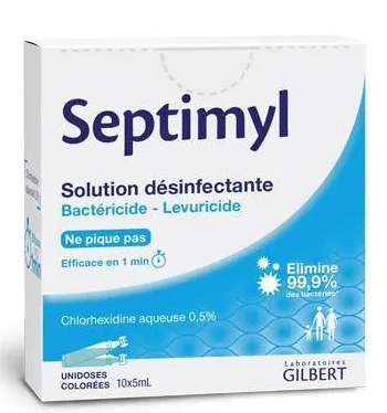 Gilbert Solution Désinfectante Septimyl Unidose