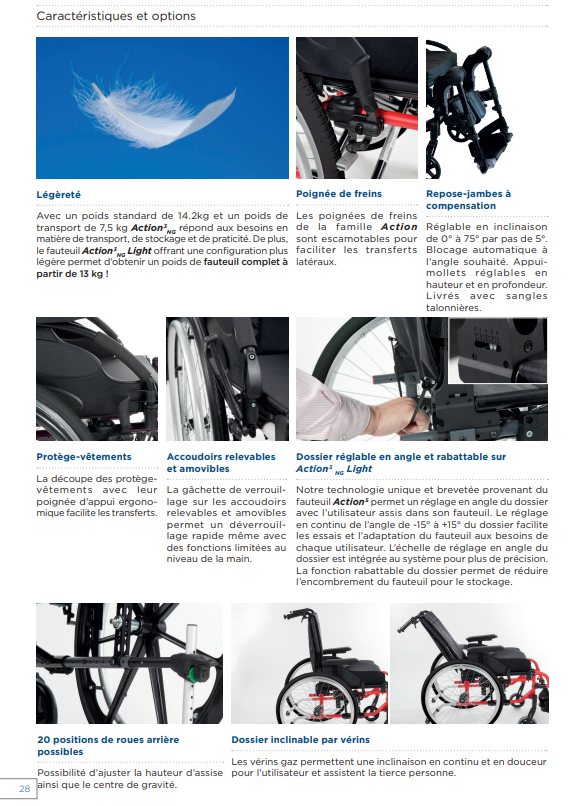 Fauteuil Roulant Manuel Action 3