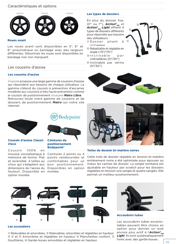 Fauteuil Roulant Manuel Action 3