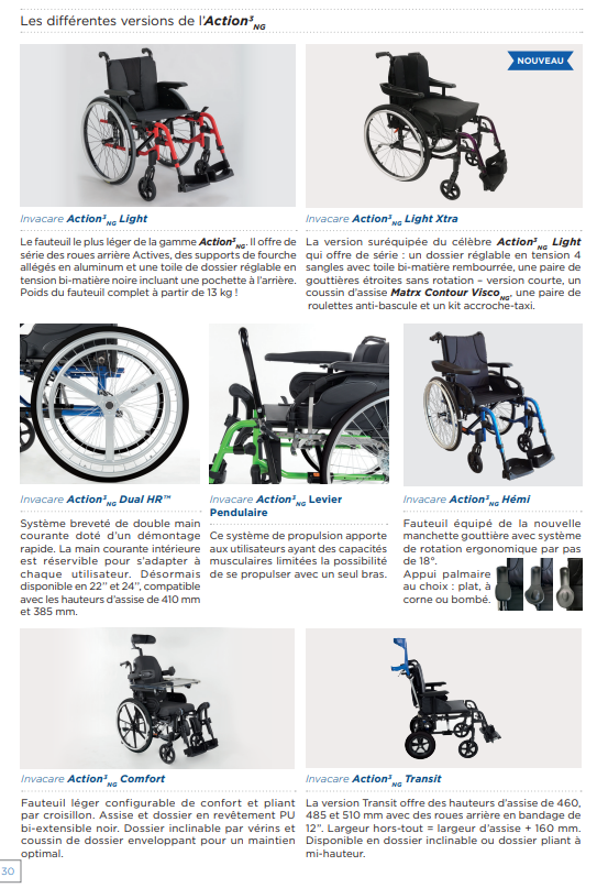 Fauteuil Roulant Manuel Action 3