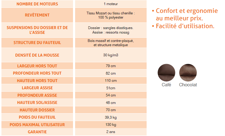 Fauteuil Releveur Emile 1 Moteur