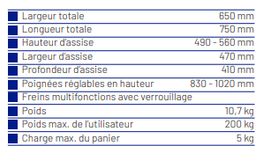 Déambulateur Goliat 4 Roues