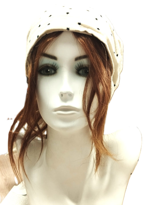 Turban et Mèches Sif et Loki Soleil Ecru