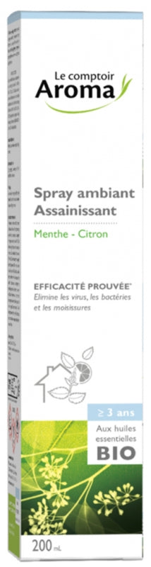 Spray Ambiant Assainissant Menthe Citron